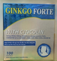 Ginkgo Forte With Citicolin
