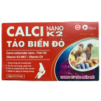 Calci Nano K2 Tảo Biển Đỏ VegaPharma (Đỏ)