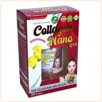 Viên Uống Đẹp Da Supper Collagen Nano Q10 Đỏ