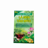 Trà Giảm Cân Tan Mỡ Lá Sen Táo Mèo