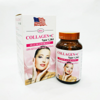 Viên Uống Trắng Da Collagen + c Type 1,2&3 High Tech USA