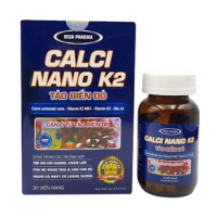 Calci Nano K2 Tảo Biển Đỏ VegaPharma (Xanh)