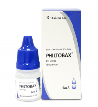 Thuốc nhỏ mắt Philtobax Tobramycin 15mg/5ml Hanlim