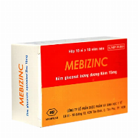 Mebizinc Kẽm 15mg Mebiphar