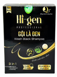 Dầu Gội Là Đen Hi Gen Quyết Tiến (H/10g/25ml)