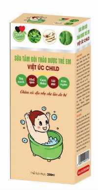 Sữa Tắm Gội Thảo Dược Trẻ Em Việt Úc Chid