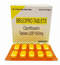 Brucipro Ciprofloxacin 500mg Brawn