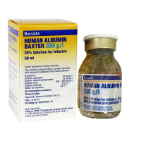 Human Albumin 20% 200g/l 50ml Baxter