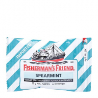 Fisherman's Friend Kẹo Ngậm Con Tàu Không Đường Vị Bạc Hà SpearMint Xanh (Gói/25gr)