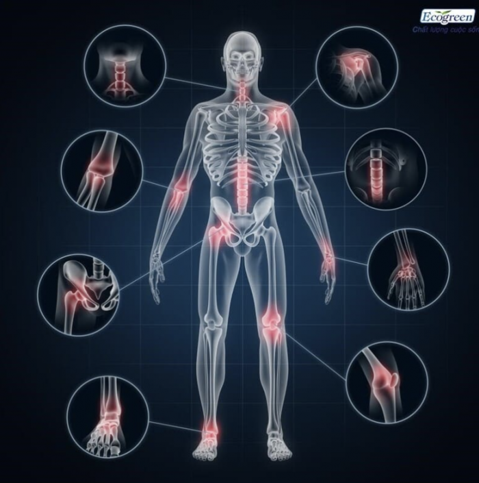 Đau nhức xương khớp toàn thân: Nguyên nhân và phương pháp điều trị